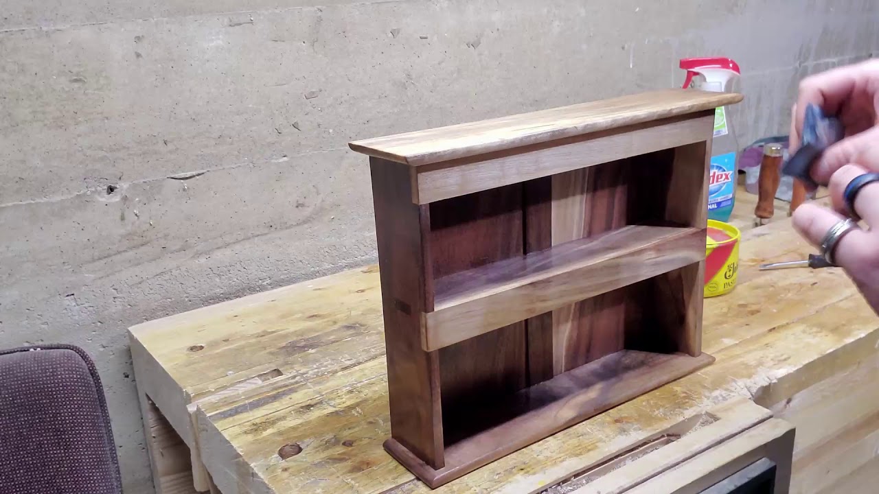 Building a Spice Rack: Final Stage (Applying Shellac and Paste Wax finish)