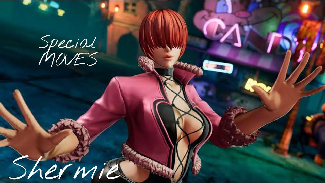 Shermie All Special Super Moves - Evolution