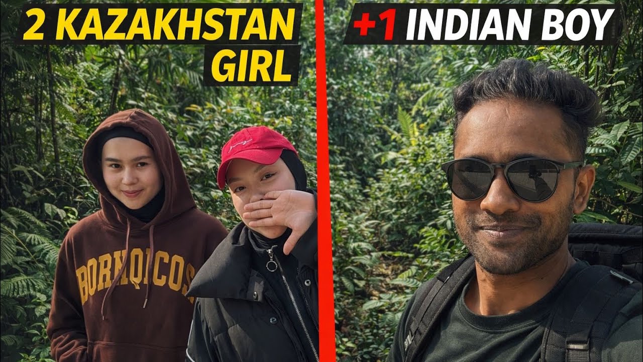 जंगल.में एक साथ दो कज़ाख 🇰🇿लड़कियों ने मुझे प्रपोज़ किया जंगल मे अकेला फस गया 🇮🇳