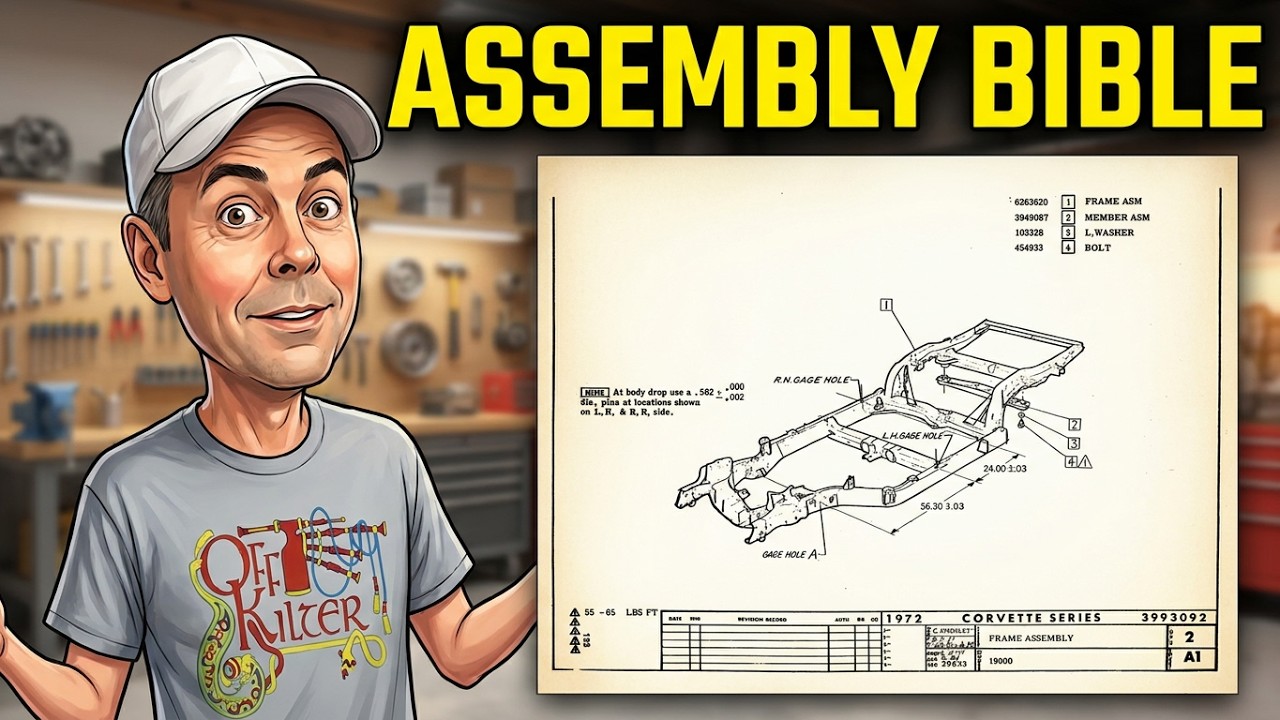 Assembly Instruction Manual Sections UPC 2 through UPC 14 for 1972 Corvette