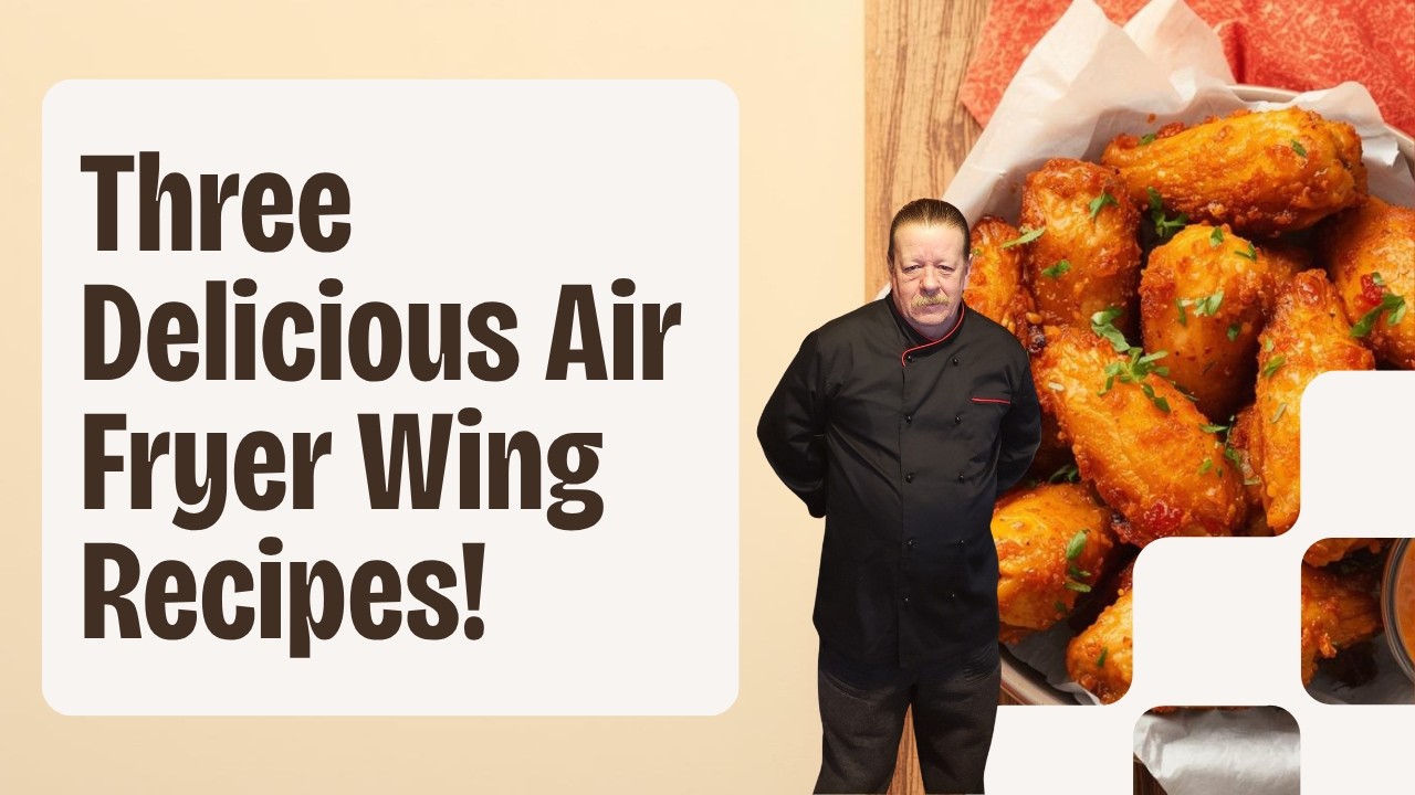 Three ways to make the best chicken wings in your air fryer.
