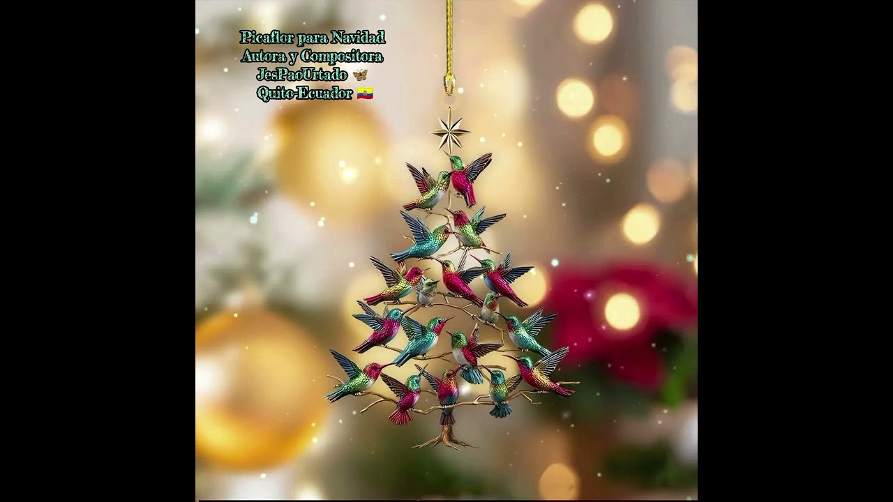Picaflor para Navidad 🎄🎁 Autora y Compositora JesPaoUrtado 🦋 Quito-Ecuador 🇪🇨