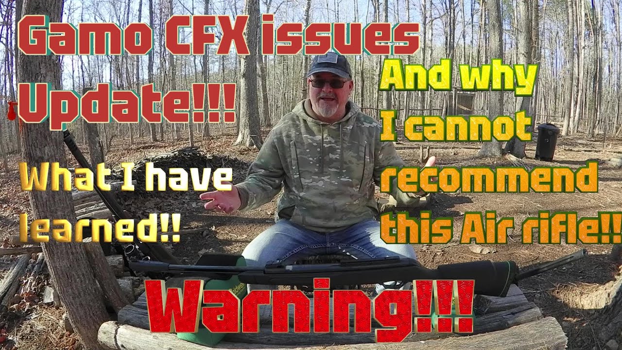 Gamo CFX issues update!! What I have learned and why I do not recommend this air rifle!! #gamo