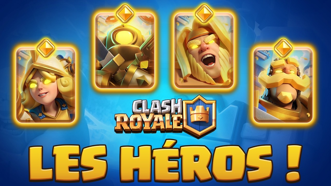 Les HÉROS vont TOUT DÉTRUIRE sur Clash Royale !