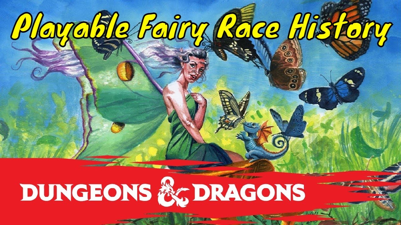 Playable Fairy Races in Dungeons & Dragons History 🔴LIVE