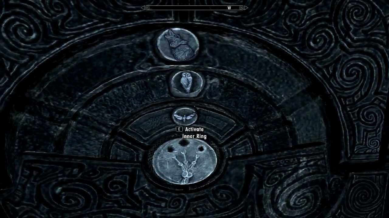 Skyrim - Sapphire Dragon Claw door code - Shroud Hearth Barrow walkthrough | Part 2