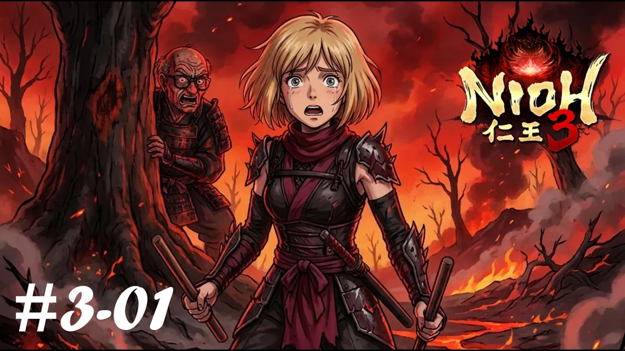 [Прохождение] Nioh 3 #3-01 - Древние времена, пролог и адская ненависть к статуям!