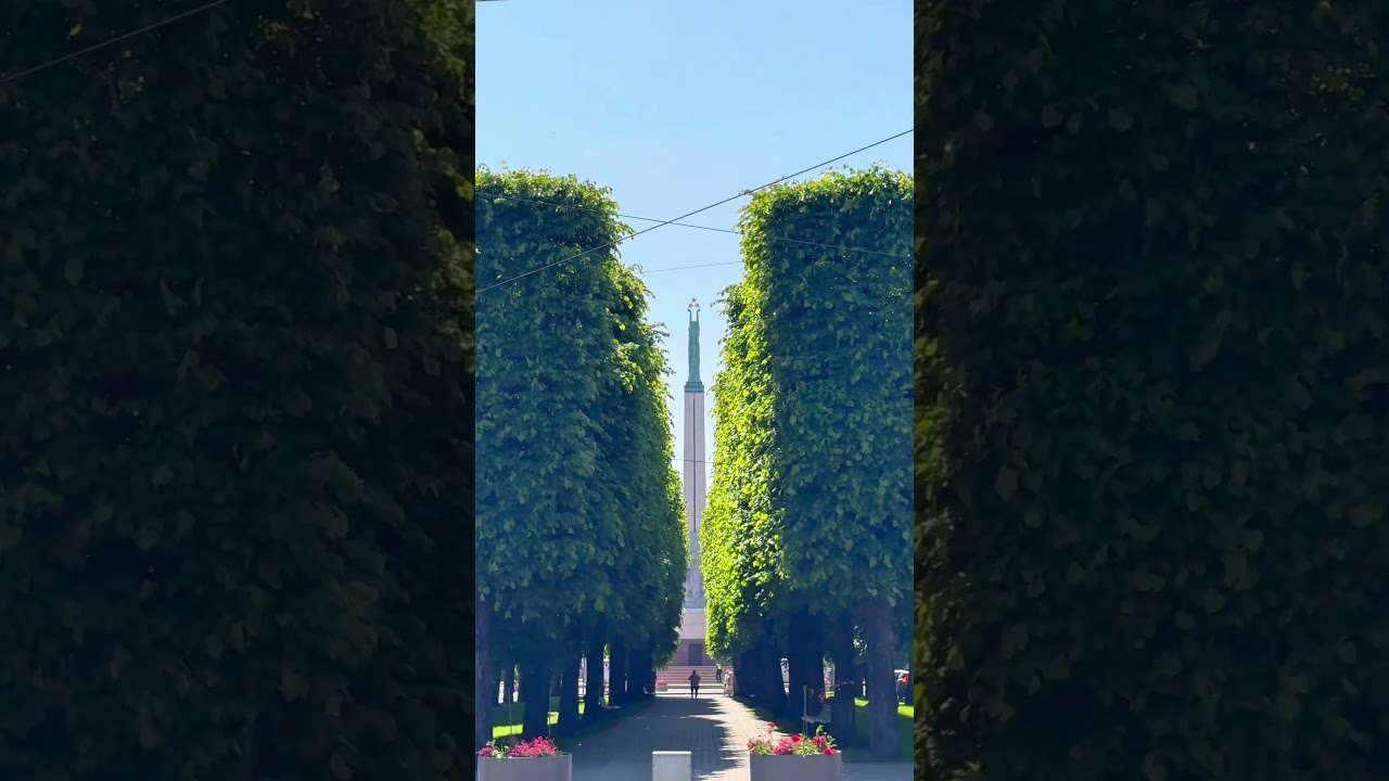 MILDA 🌟Brivibas piemineklis 🗽 || Riga 🇱🇻 #beautiful #travel #latvia #shorts