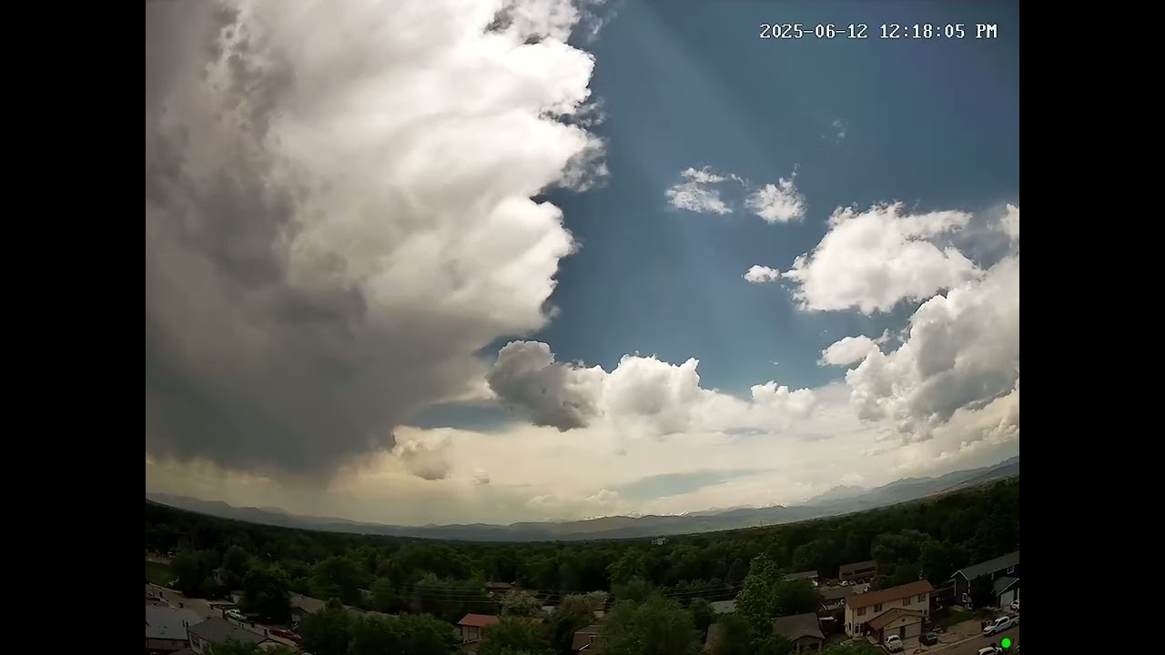 Longmont CO Timelapse — June 12, 2025 — Longs Peak
