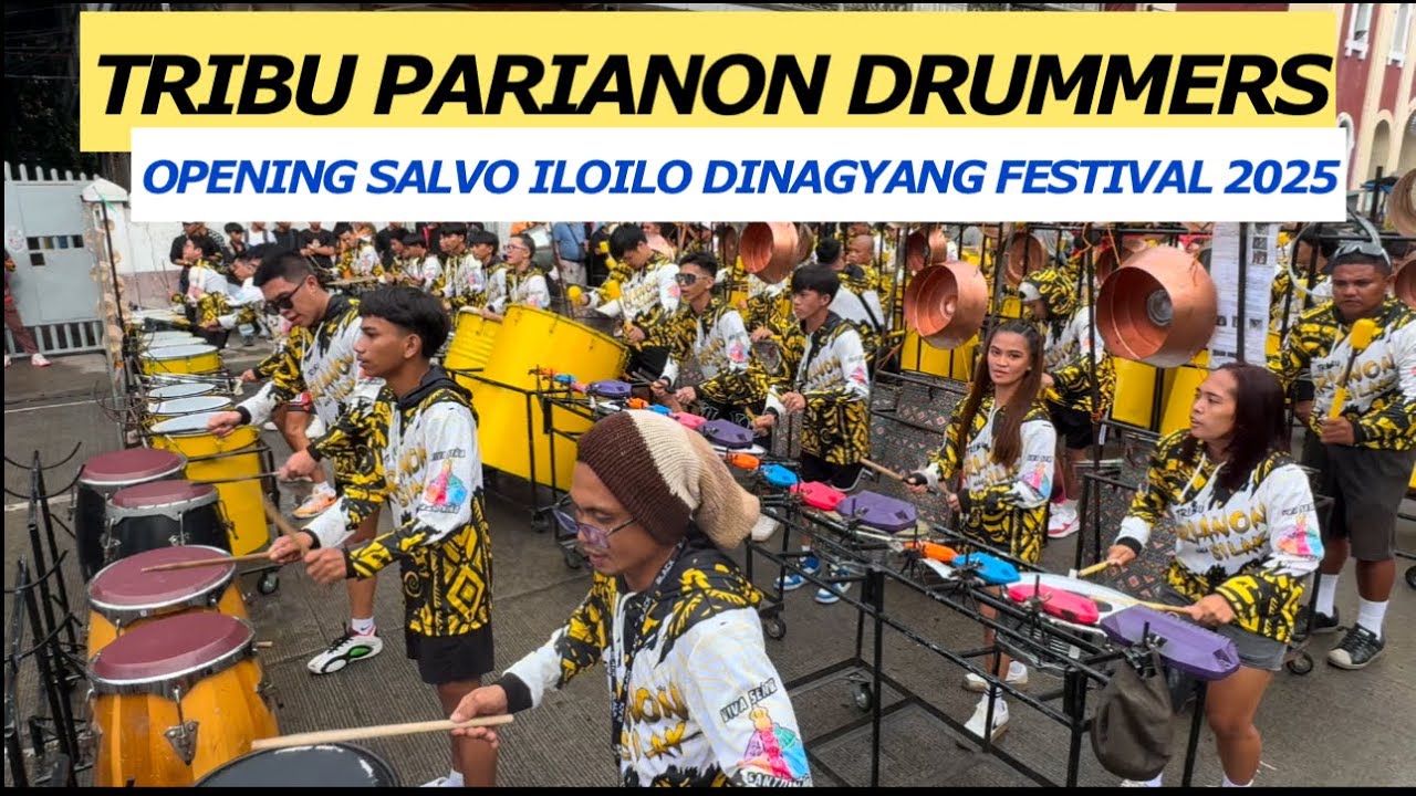TRIBU PARIANON DRUMMERS OPENING SALVO DINAGYANG 2025 #dinagyang2025