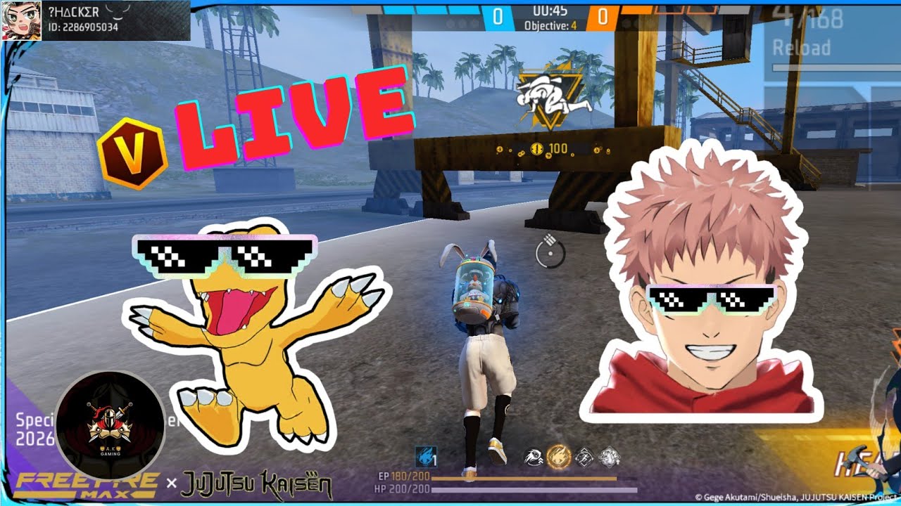 LIVE 🔴 Direct Khopadi Pe Vaar! 🎯 Free Fire Live Gameplay | FF ANKITBHAI40 🎮🎮🎮        AtoZ gaming 😊😊
