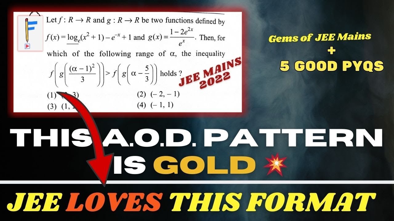 The Ultimate AOD Pattern Class 🔥 | Monotonicity, Symmetry, &alpha;-Finding