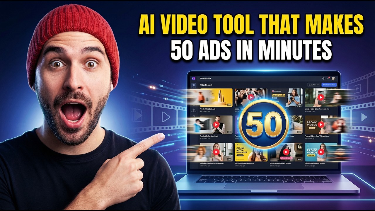 This AI Video Tool Makes 50 Ads in Minutes (Game Changer)