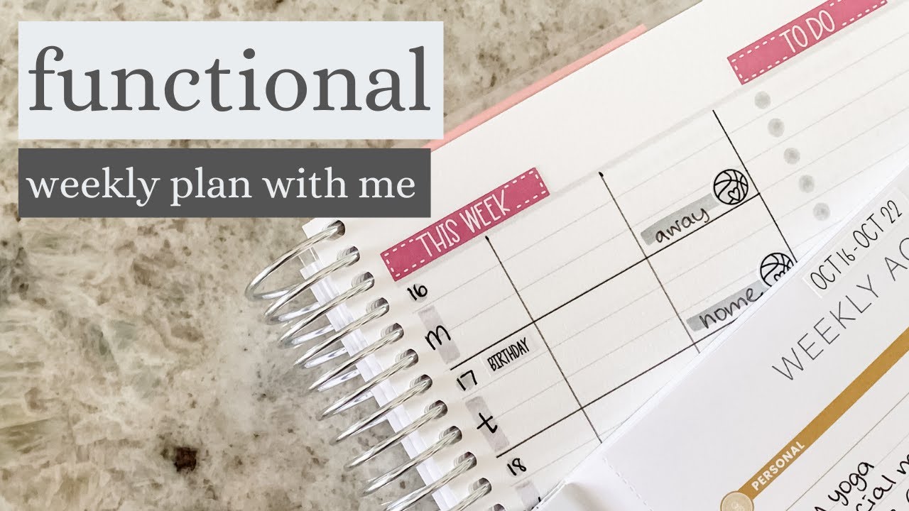 Setting My MakseLife Weekly Actions + Weekly Planning Using Erin Condren Daily Duo