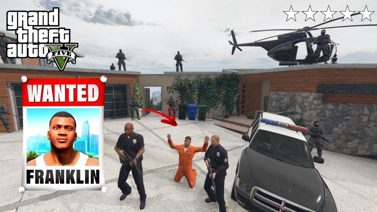 Police Raid On Franklin's House  |  GTA 5 #3