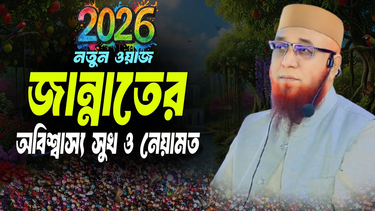 জান্নাতের অবিশ্বাস্য সুখ ও নেয়ামত | নজরুল ইসলাম কাসেমী নতুন ওয়াজ ২০২৬