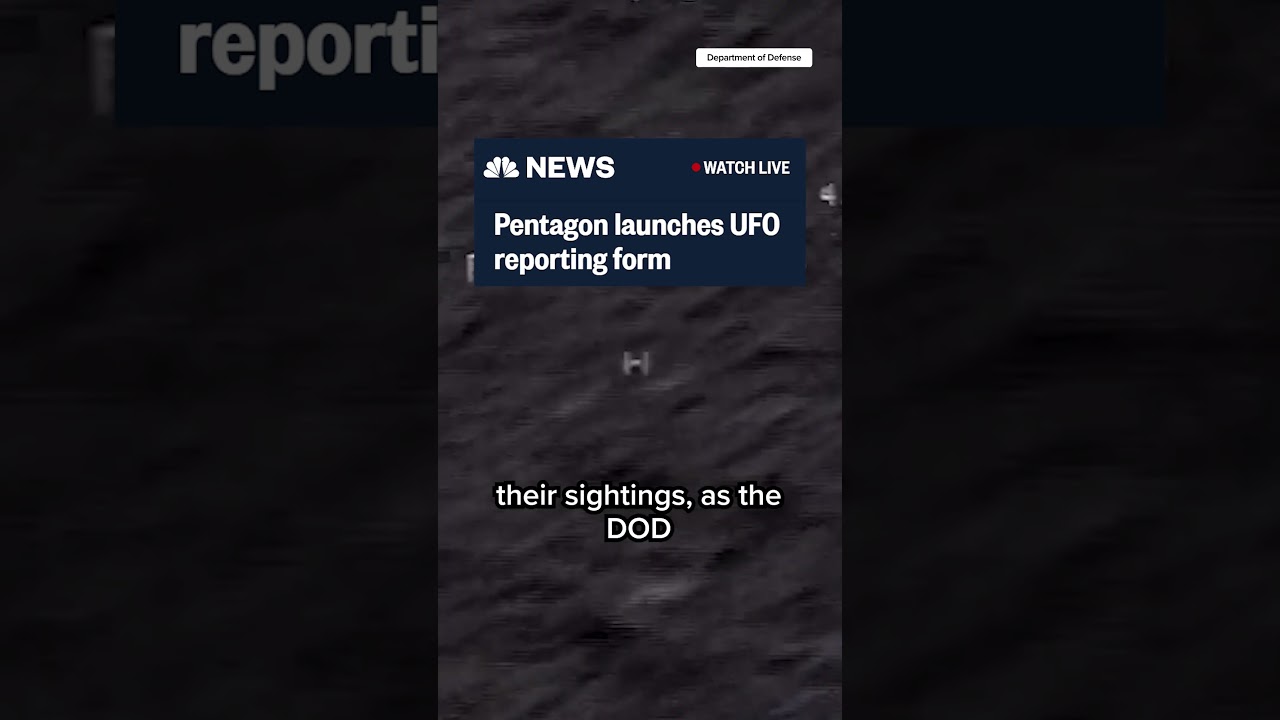 DoD releases form for UFO sightings