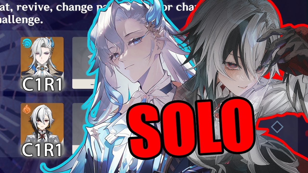 【5.2 Spiral Abyss Floor 12 Solo】 C1 Neuv + C1 Arlecchino 9★