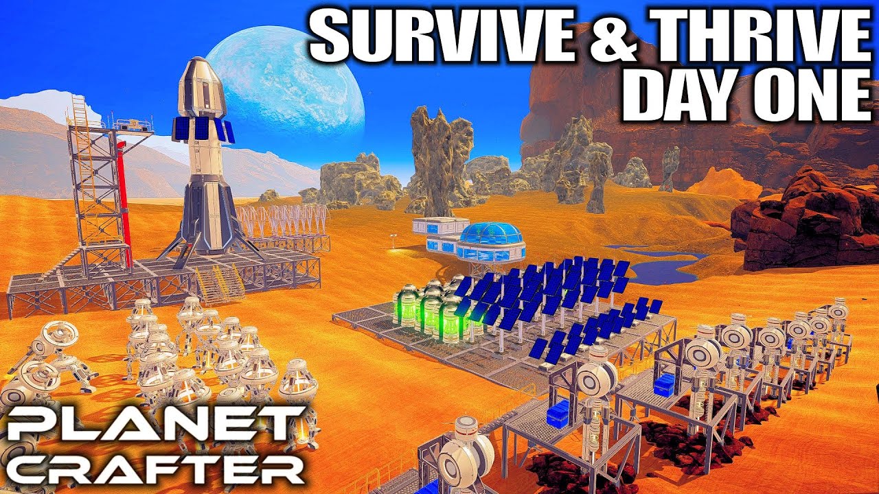 Day 1 Alien Planet Survival | Planet Crafter Gameplay | Part 1