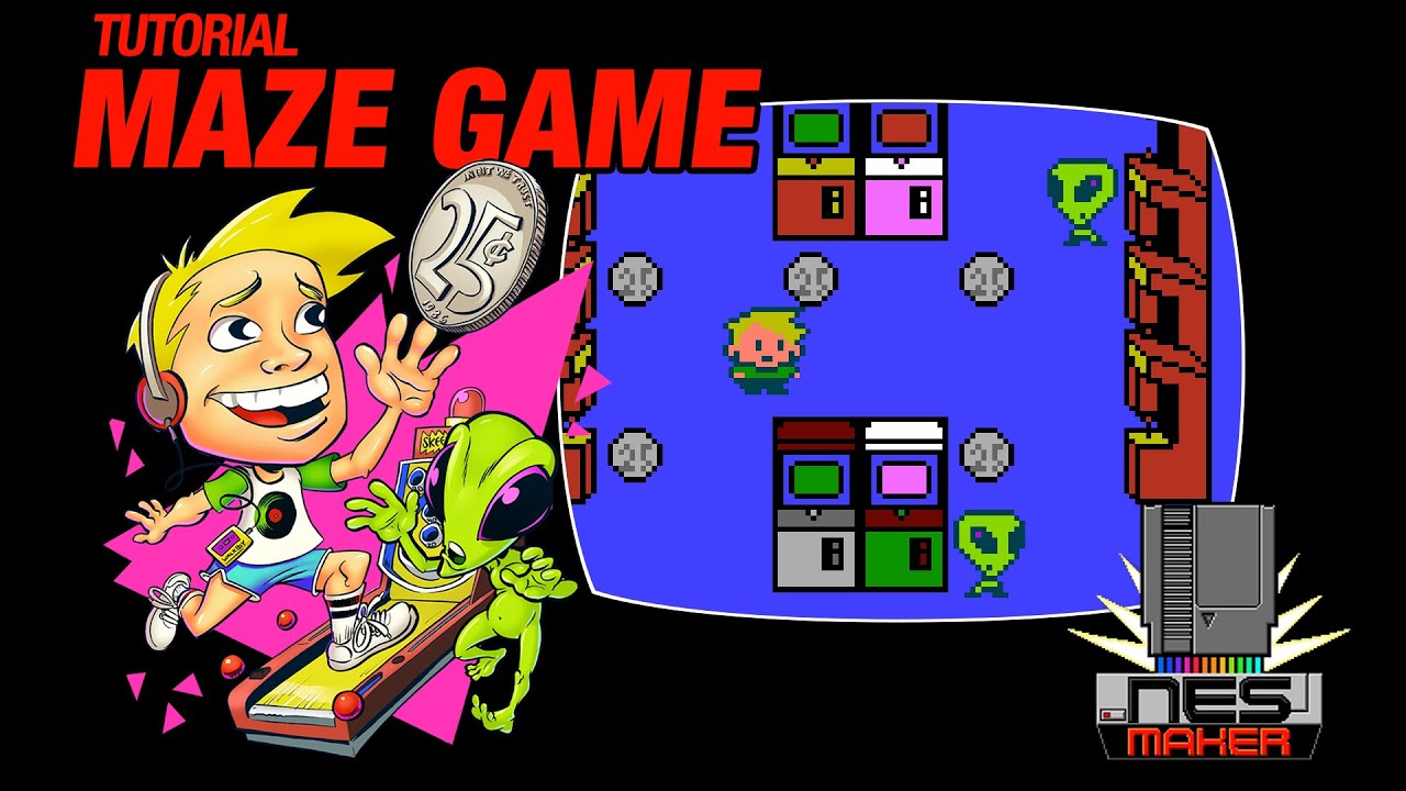 NESmaker 4.5.6 Tutorial: Maze Game, Easy Mode