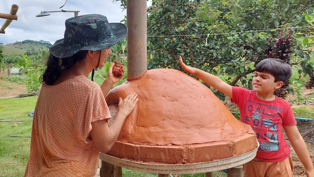 A forma mais tradicional de fazer forno a lenha