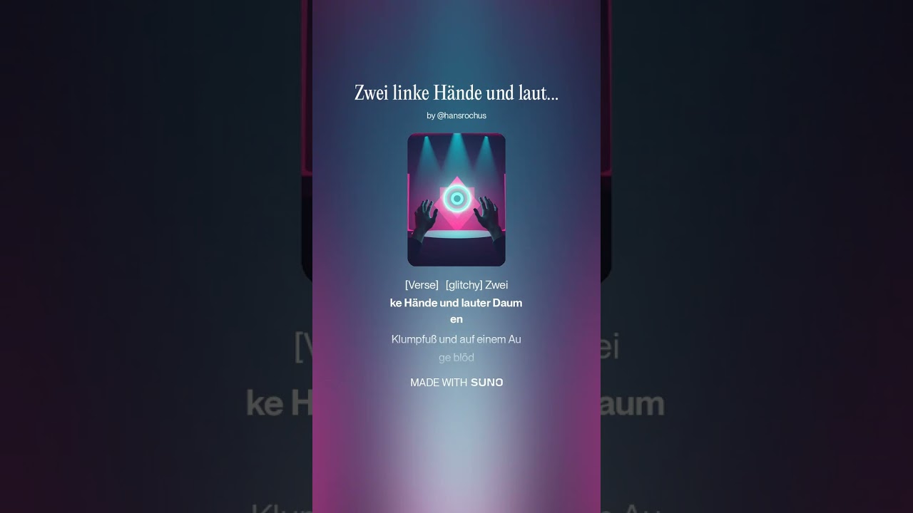 Zwei linke Hände und lauter Daumen