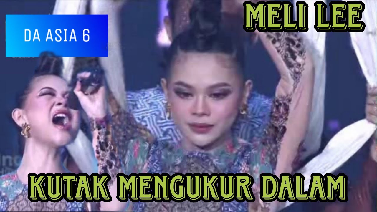 Meli da asia 6 ku tak mengukur dalam atraksi berbahaya nyanyi sambil bergelantungan diatas kain rapu