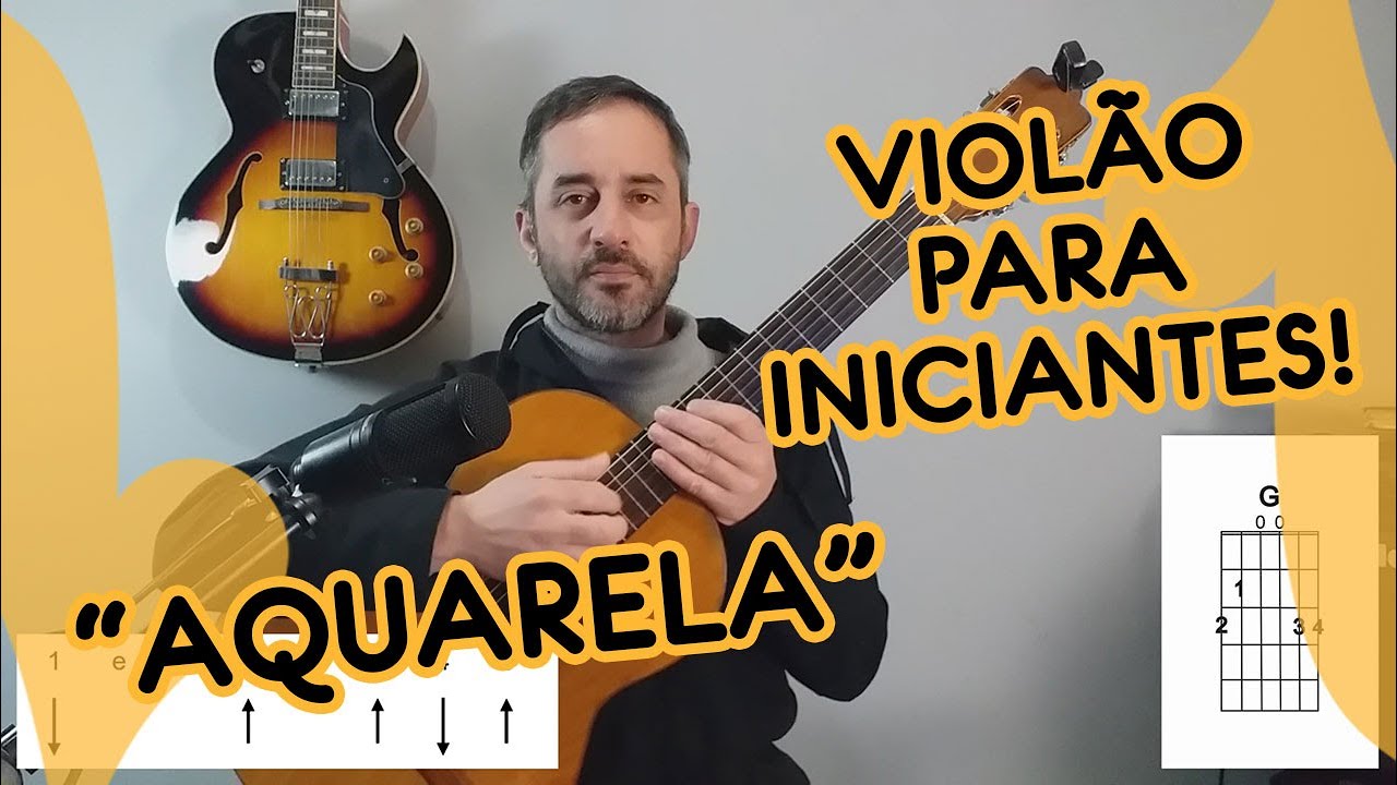 AQUARELA - SIMPLIFICADA - VIOLÃO PARA INICIANTE