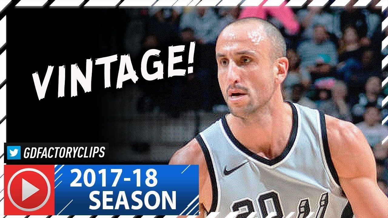 40 Yr-Old Manu Ginobili Full Highlights vs Suns (2018.01.05) - 21 Pts off the Bench!