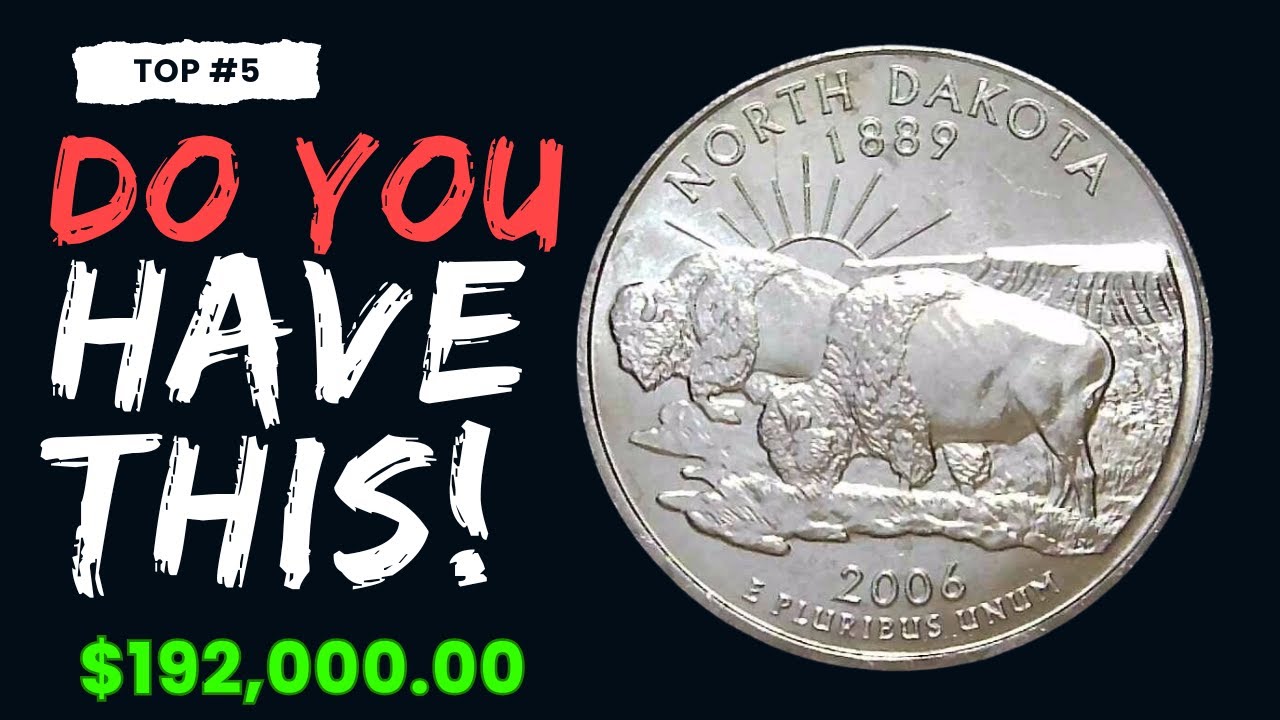 TOP 5 Rare State Quarters Worth BIG MONEY &ndash; Valuable State Quarters to Look for in 2025!