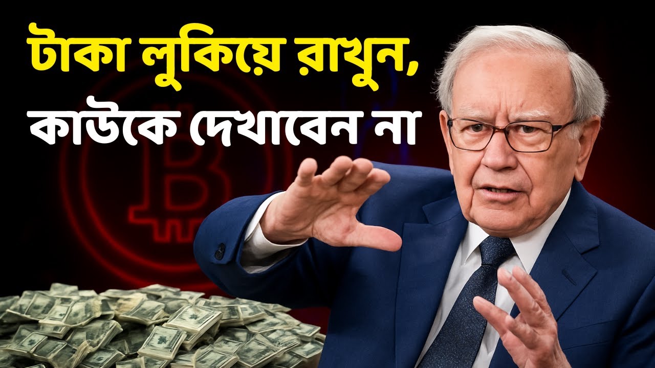 টাকা লুকিয়ে রাখা শিখুন | ওয়ারেন বাফেটের ৫টি অভ্যাস যা আপনাকে নীরবে ধনী করবে