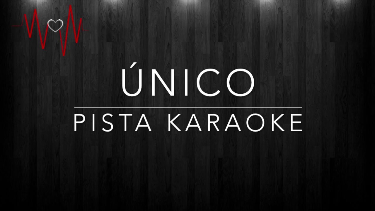 ÚNICO (Pista Karaoke) Amalfi Blanco