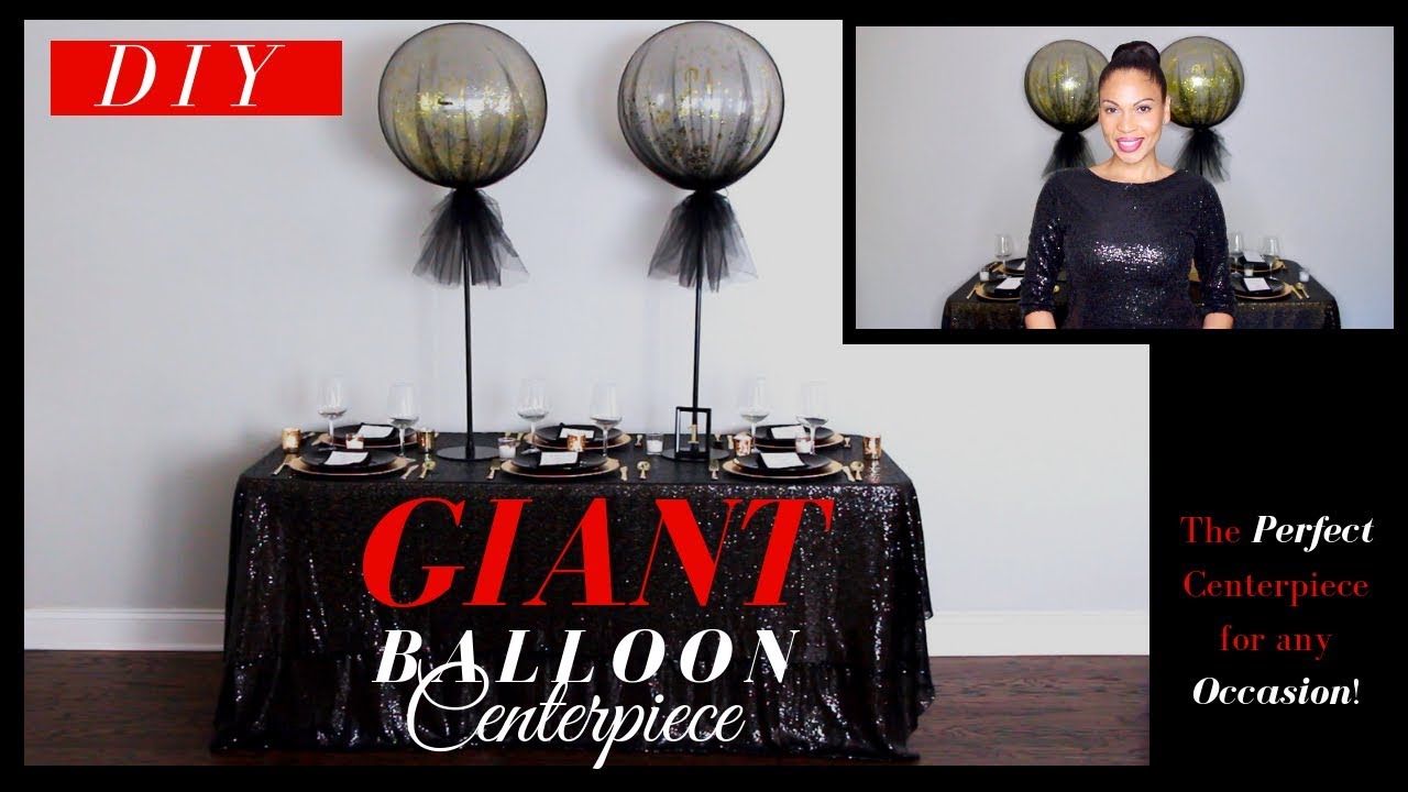 Giant Balloon Centerpiece | DIY Centerpiece | DIY Balloon Stand