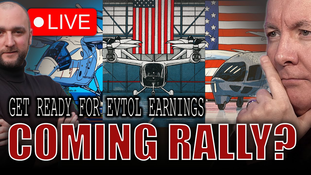 eVTOL Stock RALLY COMING? - $ACHR $JOBY $EVTL $HOVR $EH  - Martyn Lucas Investor