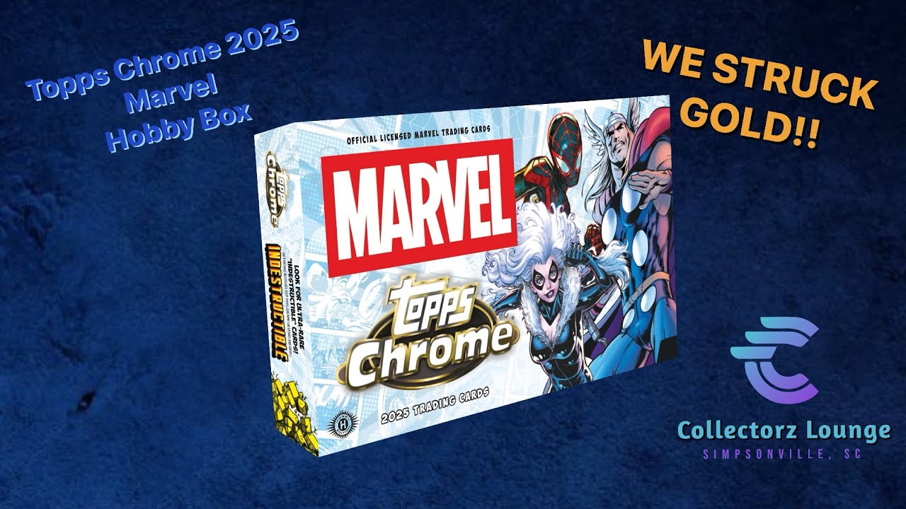 We Struck Gold In This Marvel 2025 Topps Chrome Hobby Box!! 🔥🔥