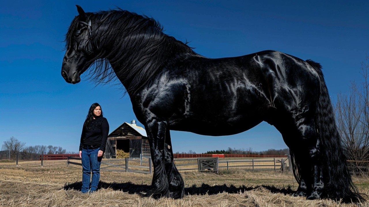 The Most Hypnotizing Horse in the World? The Truth About the Friesian 🖤
