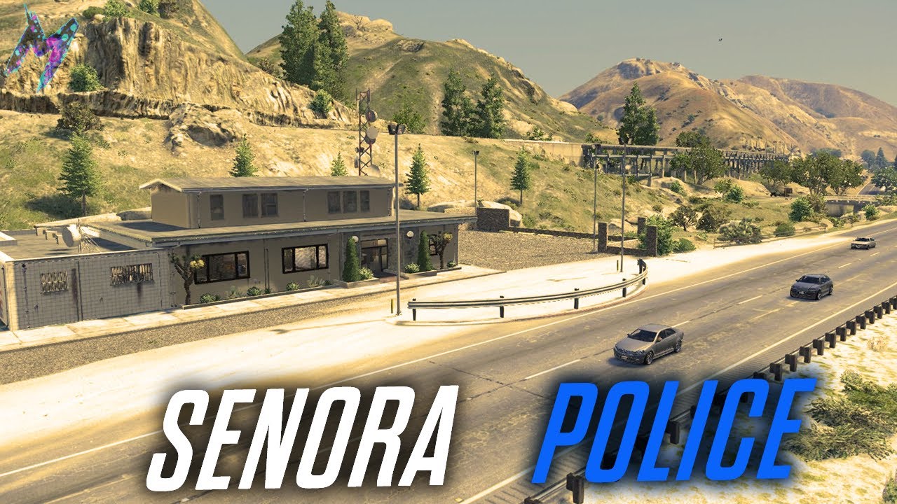 GTA V MLO Interior Senora Police Dept Overview (Editable Textures)