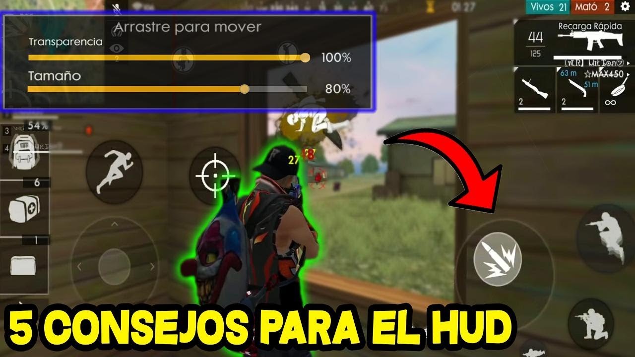 CÓMO CONFIGURAR EL CUSTOM HUD PARA GANAR TODAS LAS CLASIFICATORIAS //  FREE FIRE