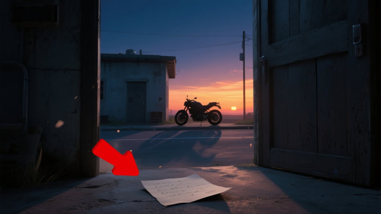 Little Girl Slipped a Photo Under a Biker’s Door — Next Day, Dozens of Engines Roared Loud