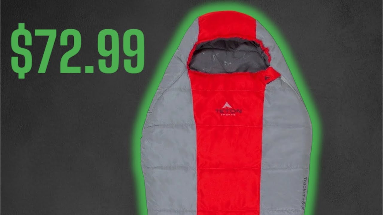 Best Budget Backpacking Sleeping Bag: Teton Sports Tracker 5&deg;F Sleeping Bag Review