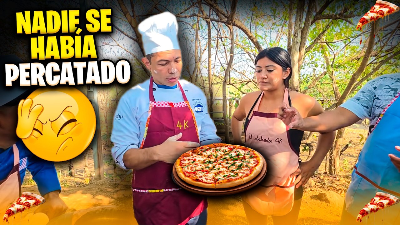Camarón acaba de encontrar una falla en la preparación de las pizzas