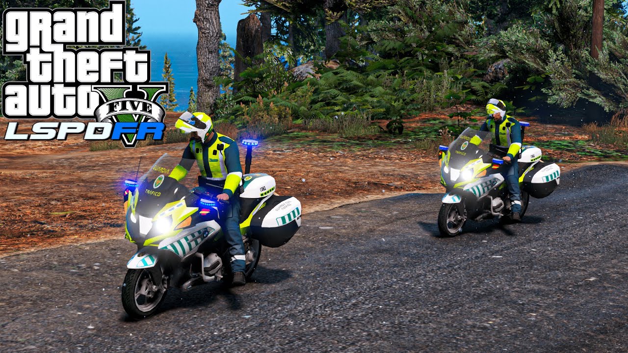 GTA V - LSPDFR #53 Atropello con fuga | Guardia Civil Trafico Motorizada