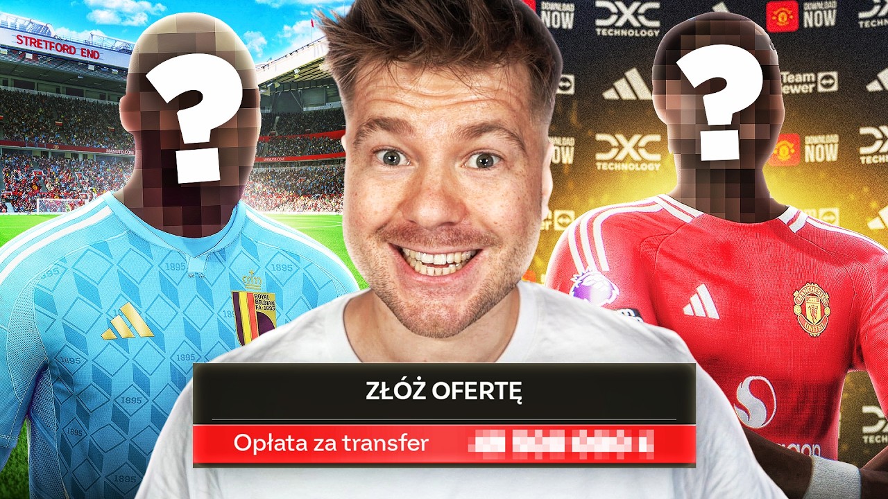 PIERWSZY TRANSFER POTĘŻNEGO ZAWODNIKA! MANCHESTER UNITED TO GLORY w FC 24!