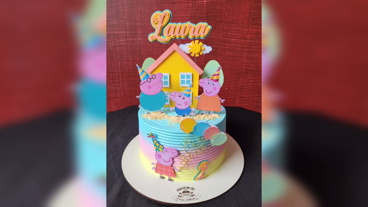 Bolo Peppa Pig