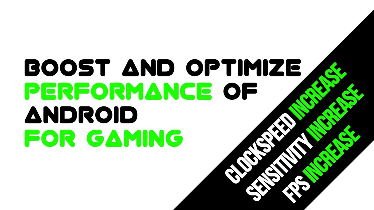 How to boost and optimize Android performance for Gaming #BoostCPU