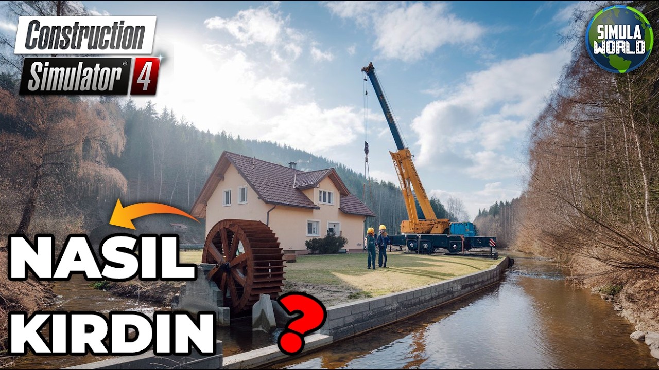 SU ÇARKINI YENİLEDİM | EFSANE MOBİL OYUN | CONSTRUCTION SIMULATOR 4