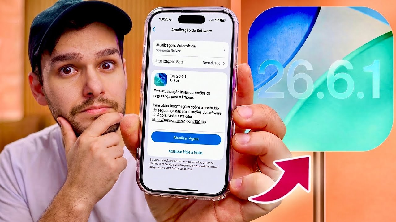 NOVA ATUALIZA&Ccedil;&Atilde;O iOS 26.6.1 - QUAIS S&Atilde;O AS NOVIDADES?