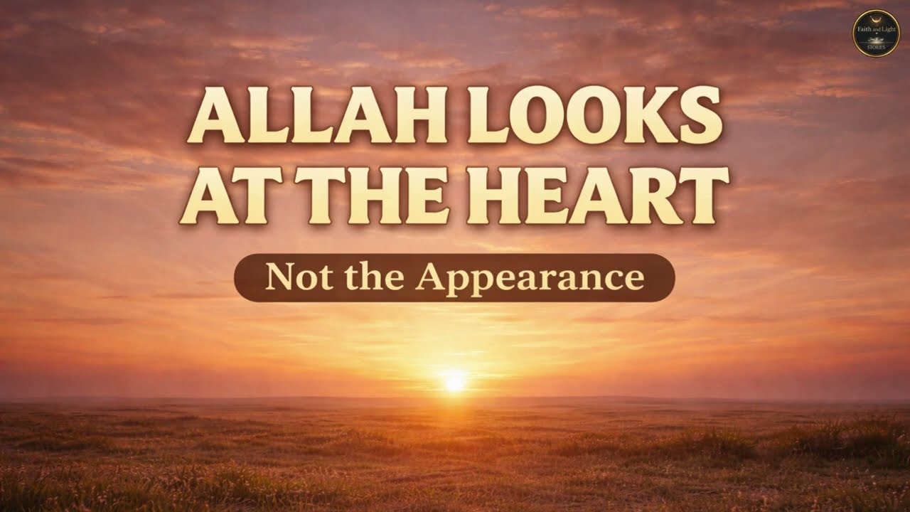 ALLAH LOOKS AT THE HEARTNot the Appearance
