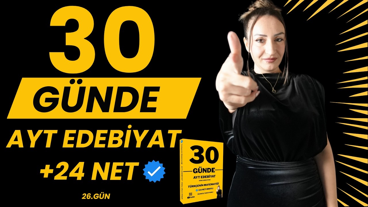Toplumcu Gerçekçi Şiir - KODLAMALARLA 26. GÜN - 2.video  30 GÜNDE AYT EDEBİYAT KAMPI – 2026