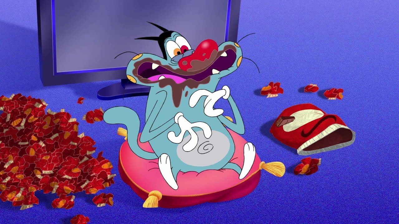 Oggy và những chú gián tinh nghịch | bữa tiệc sô cô la | S04E16 | phim hoạt hình